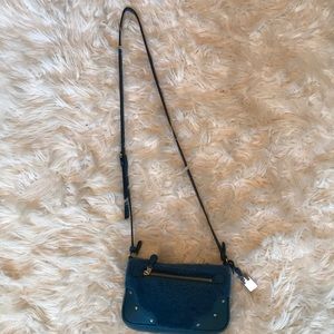 blue coach purse